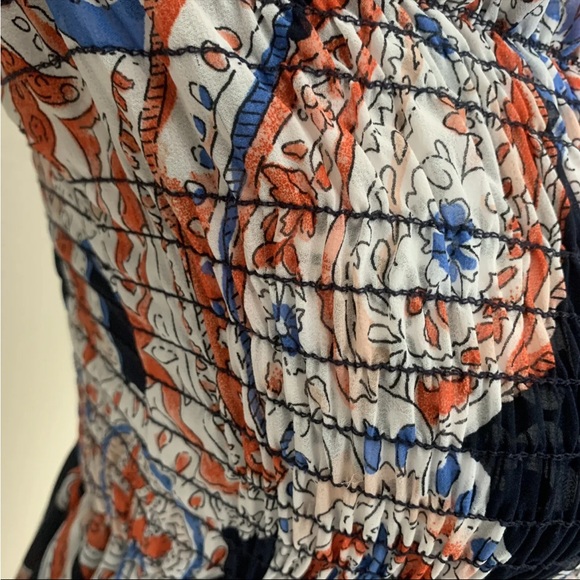 Anthropologie Lavender Field Boho Hippie Smock Dress Off SHoulder Maxi Dress S - Picture 3 of 13